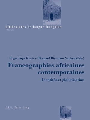 cover image of Francographies africaines contemporaines